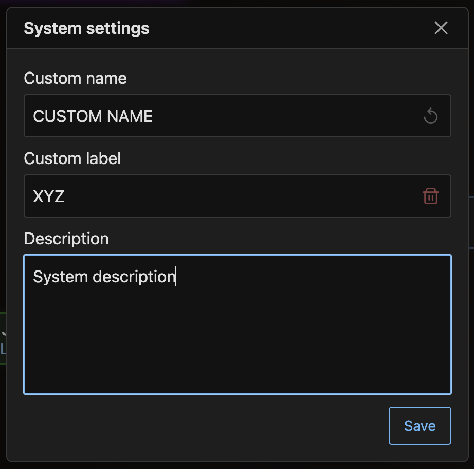 System Properties