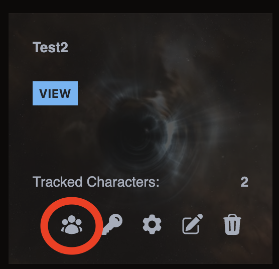 Map Active Characters Page — Interface Guide